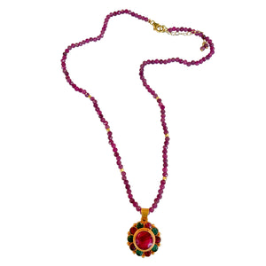 Ruby and Emerald Pendant